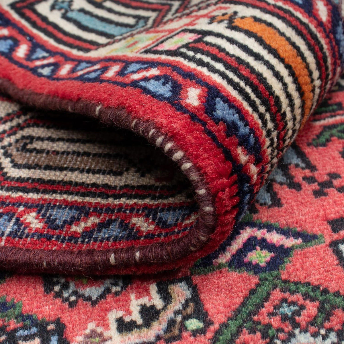 Tapis persan - Nomadic - 125 x 81 cm - rouge