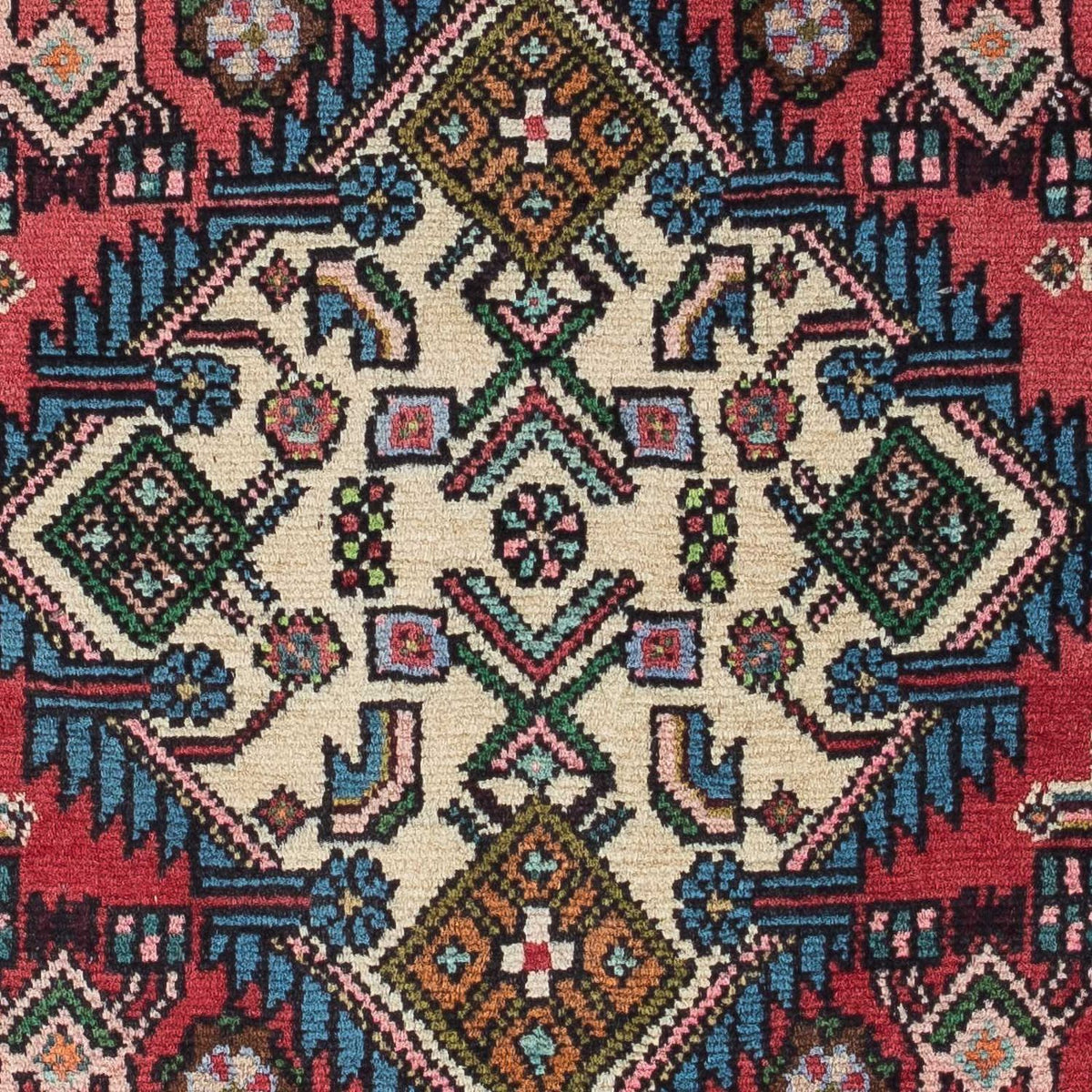 Tapis persan - Nomadic - 125 x 77 cm - rouge