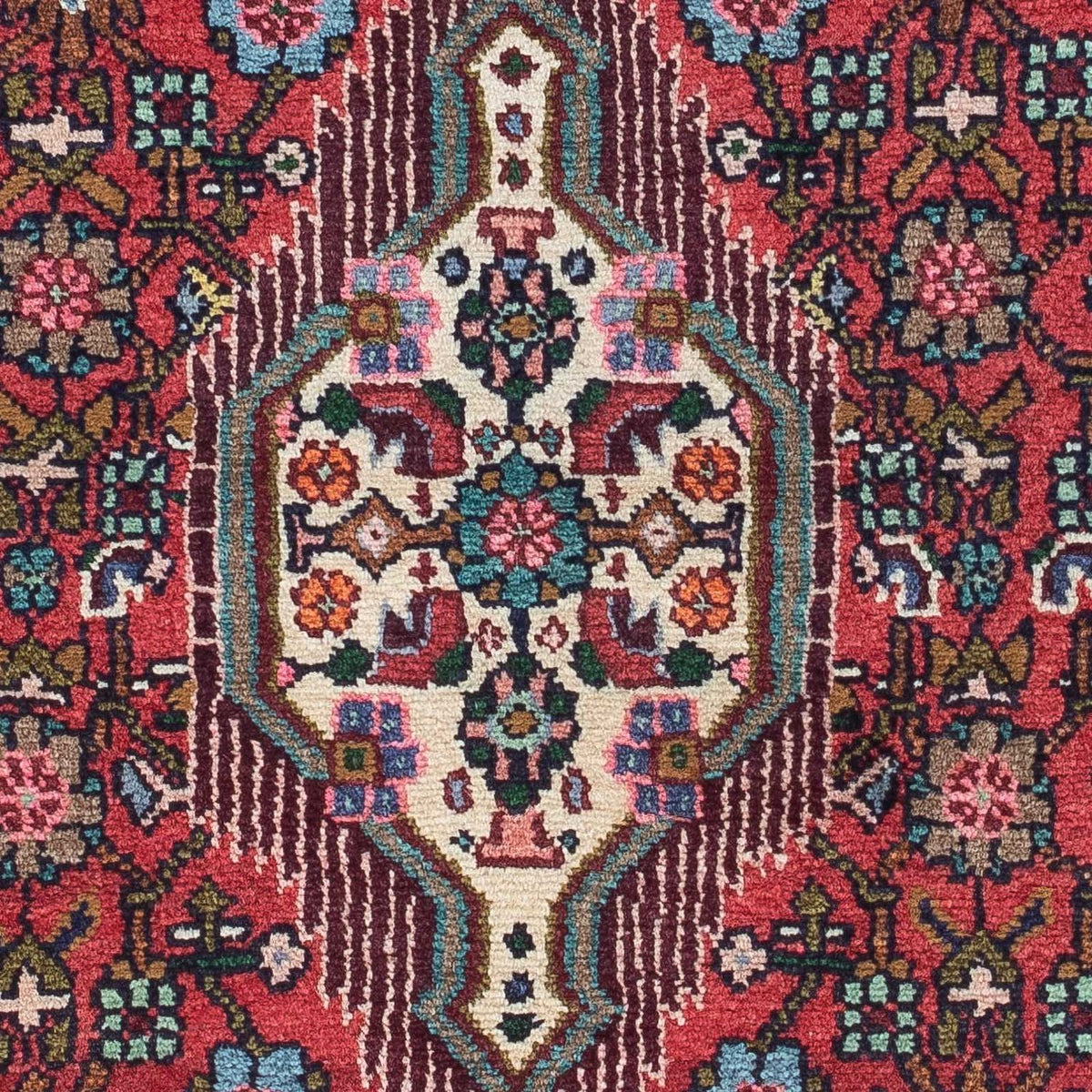 Tapis persan - Nomadic - 133 x 81 cm - rouge