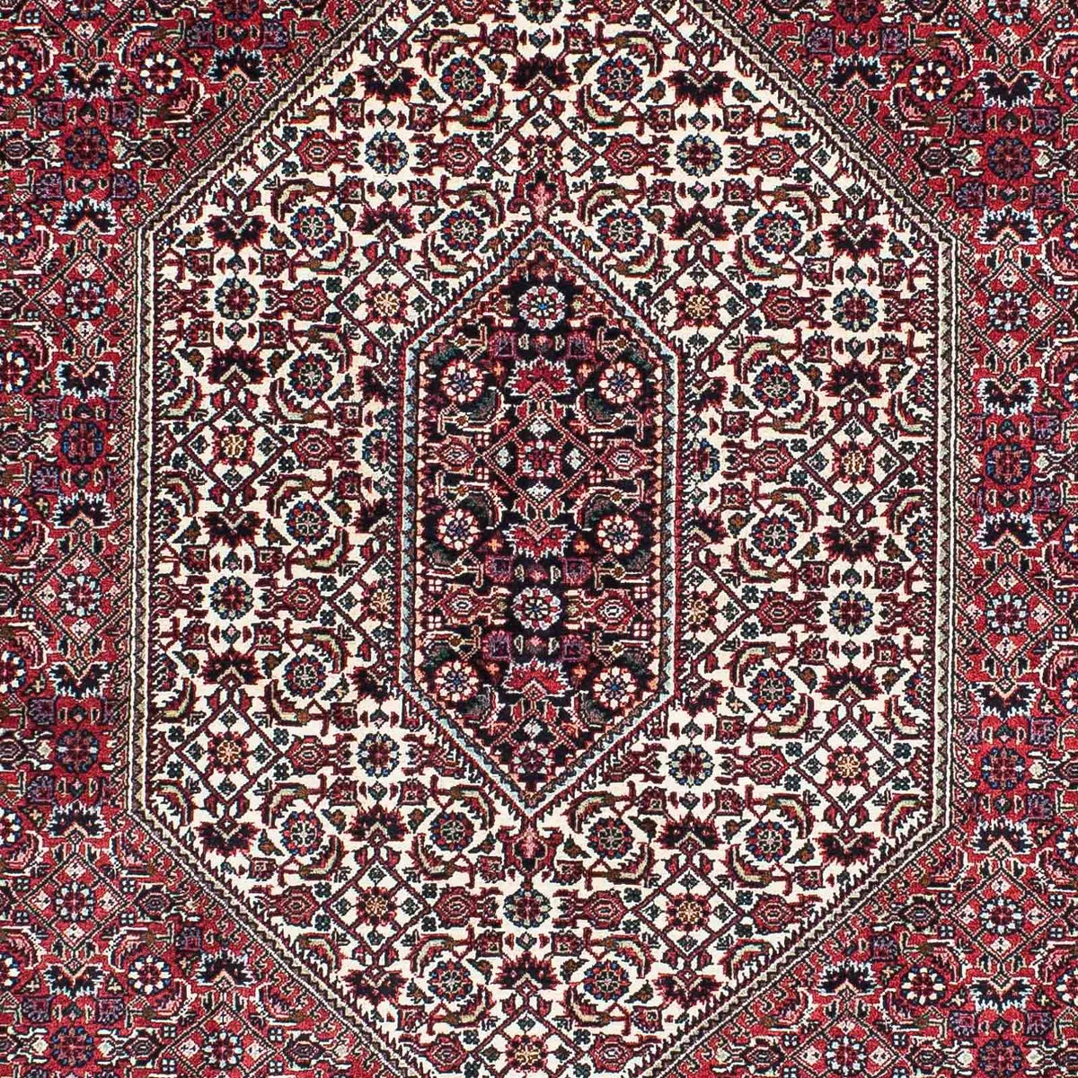 Tapis persan - Bidjar - 198 x 132 cm - rouge clair