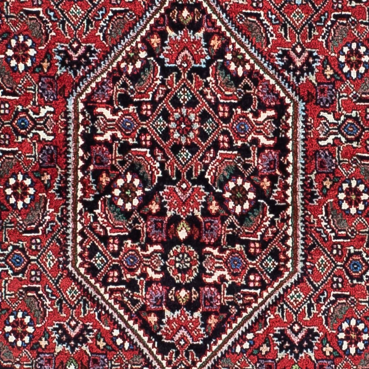 Tapis persan - Bidjar - 205 x 131 cm - rouge clair