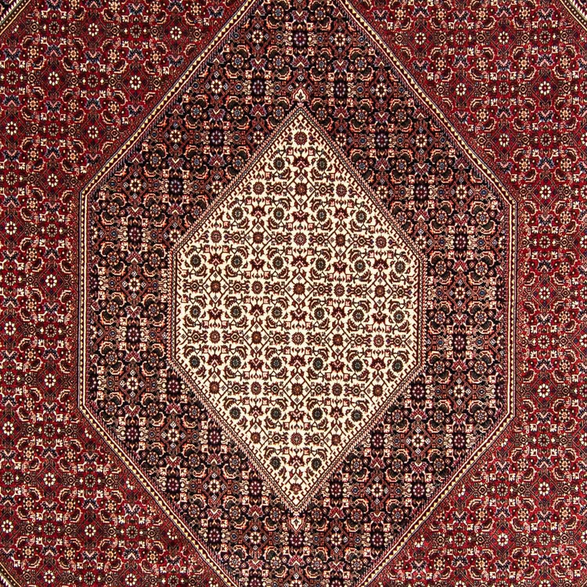 Tapis persan - Bidjar - 349 x 245 cm - rouge clair
