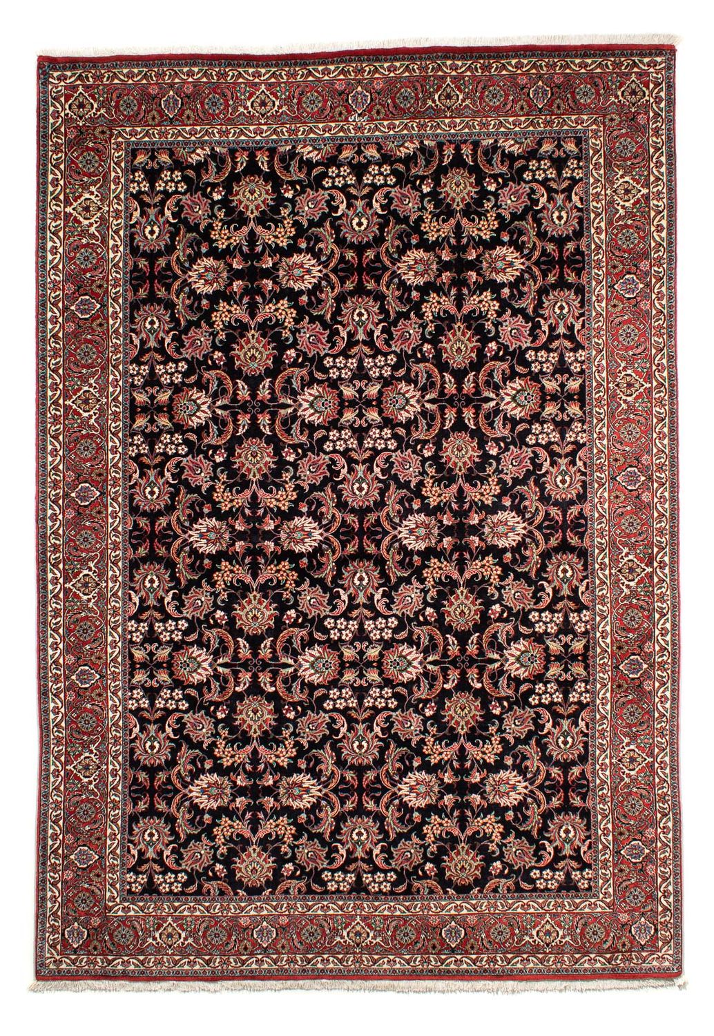 Tapis persan - Bidjar - 299 x 203 cm - bleu foncé