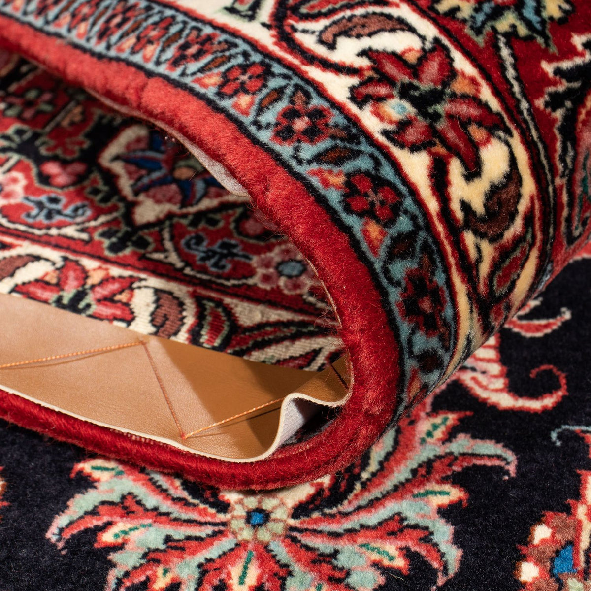 Tapis persan - Bidjar - 299 x 203 cm - bleu foncé