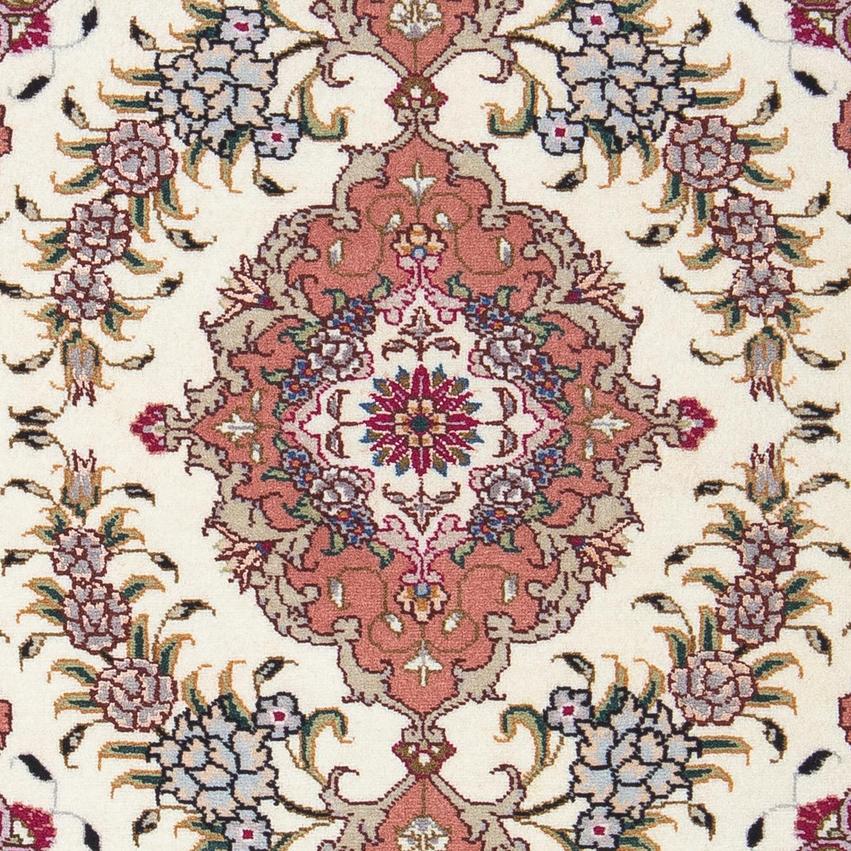 Tapis persan - Tabriz - Royal - 90 x 60 cm - beige