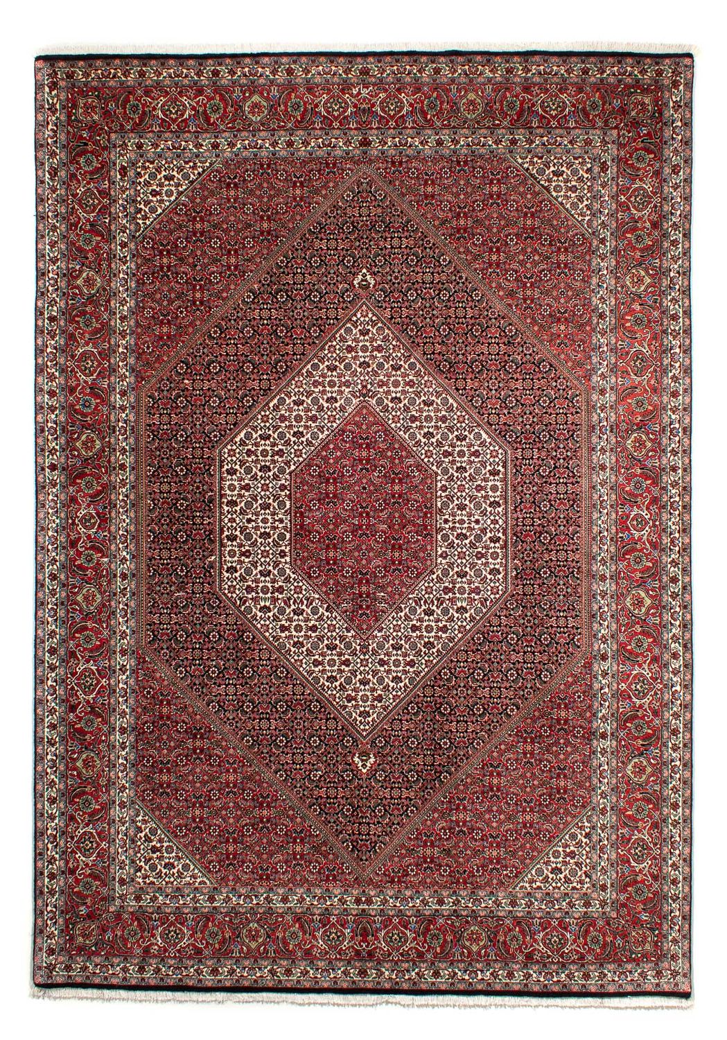 Tapis persan - Bidjar - 293 x 203 cm - rouge clair