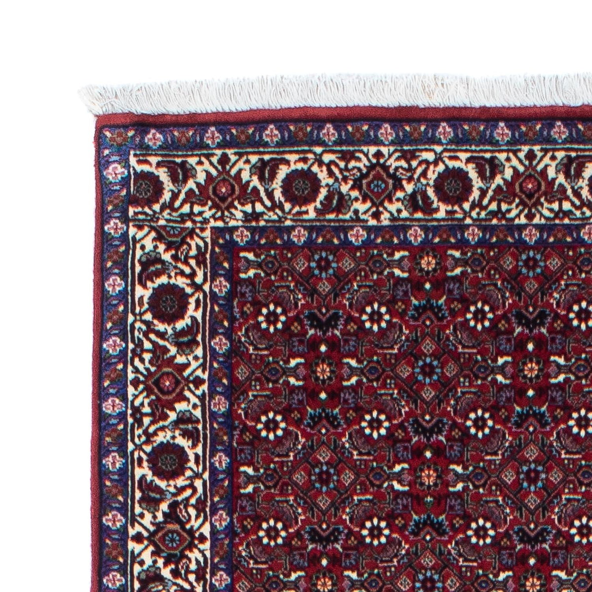 Tapis de couloir Tapis persan - Bidjar - 295 x 86 cm - rouille