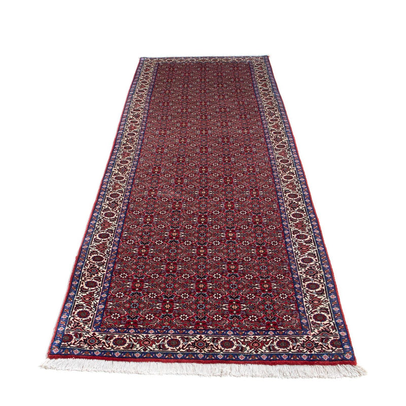 Tapis de couloir Tapis persan - Bidjar - 295 x 86 cm - rouille