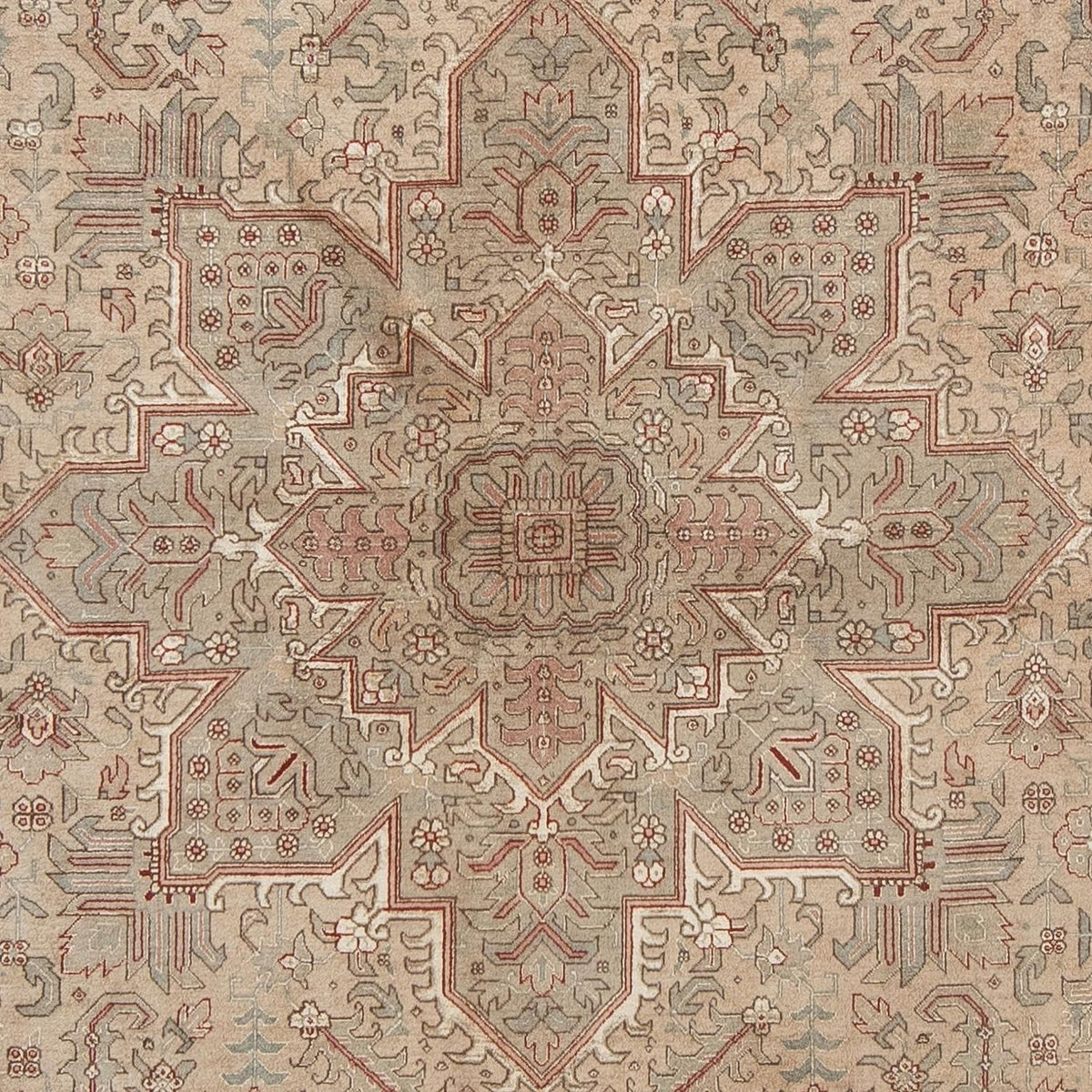 Tapis persan - Tabriz - Royal - 296 x 198 cm - marron clair