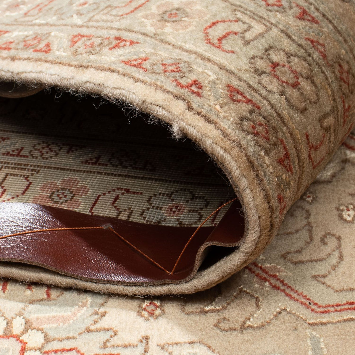 Tapis persan - Tabriz - Royal - 296 x 198 cm - marron clair