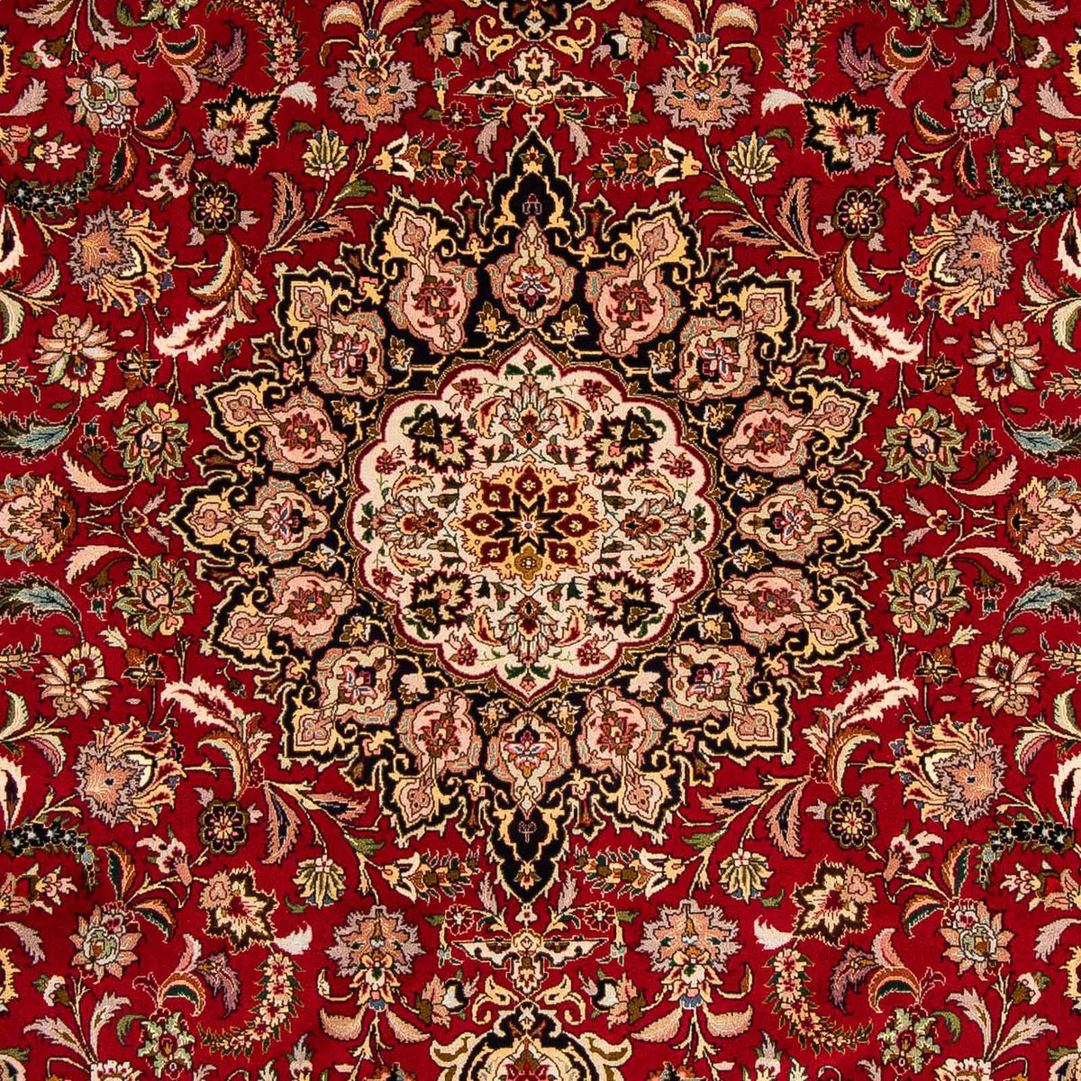 Tapis persan - Tabriz - Royal - 308 x 205 cm - rouge foncé
