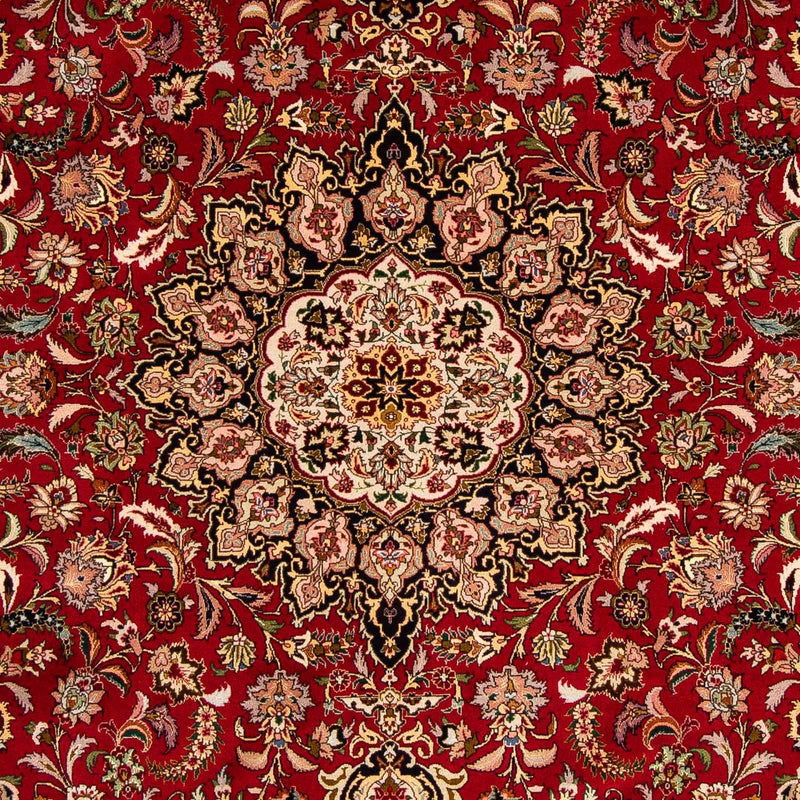 Tapis persan - Tabriz - Royal - 308 x 205 cm - rouge foncé