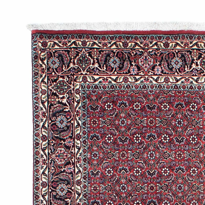 Tapis persan - Bidjar - 216 x 128 cm - rouge clair
