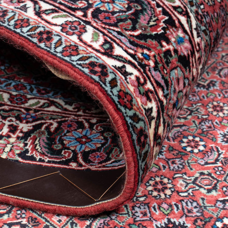 Tapis persan - Bidjar - 216 x 128 cm - rouge clair