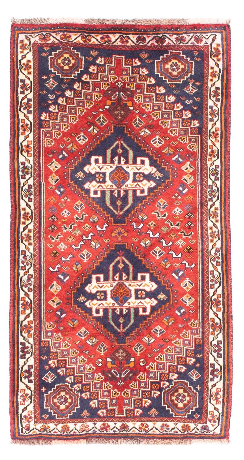 Tapis persan - Nomadic - 150 x 83 cm - bleu foncé