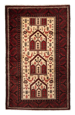 Tapis persan - Nomadic - 198 x 121 cm - beige