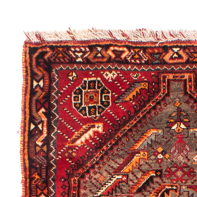 Tapis de couloir Tapis persan - Nomadic - 168 x 80 cm - rouge foncé