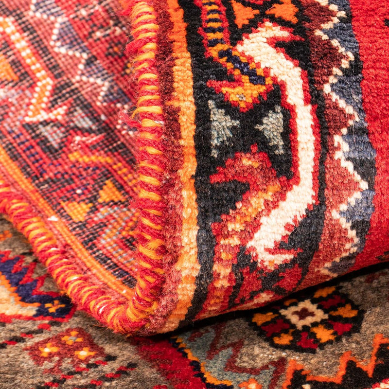 Tapis de couloir Tapis persan - Nomadic - 168 x 80 cm - rouge foncé