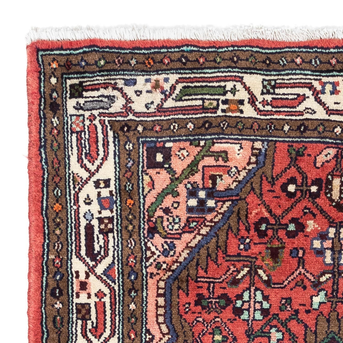Tapis persan - Nomadic - 132 x 82 cm - rouge