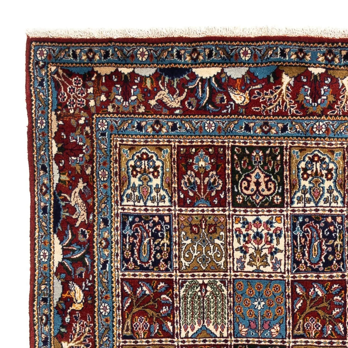 Tapis persan - Classique - 240 x 147 cm - rouge foncé