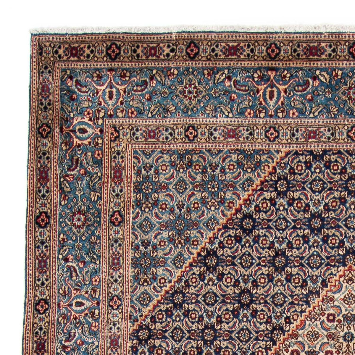 Tapis persan - Classique - 305 x 208 cm - bleu foncé