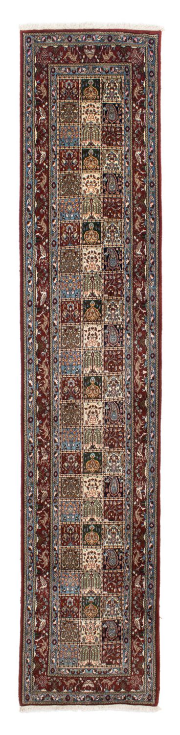 Tapis de couloir Tapis persan - Classique - 388 x 82 cm - rouge foncé