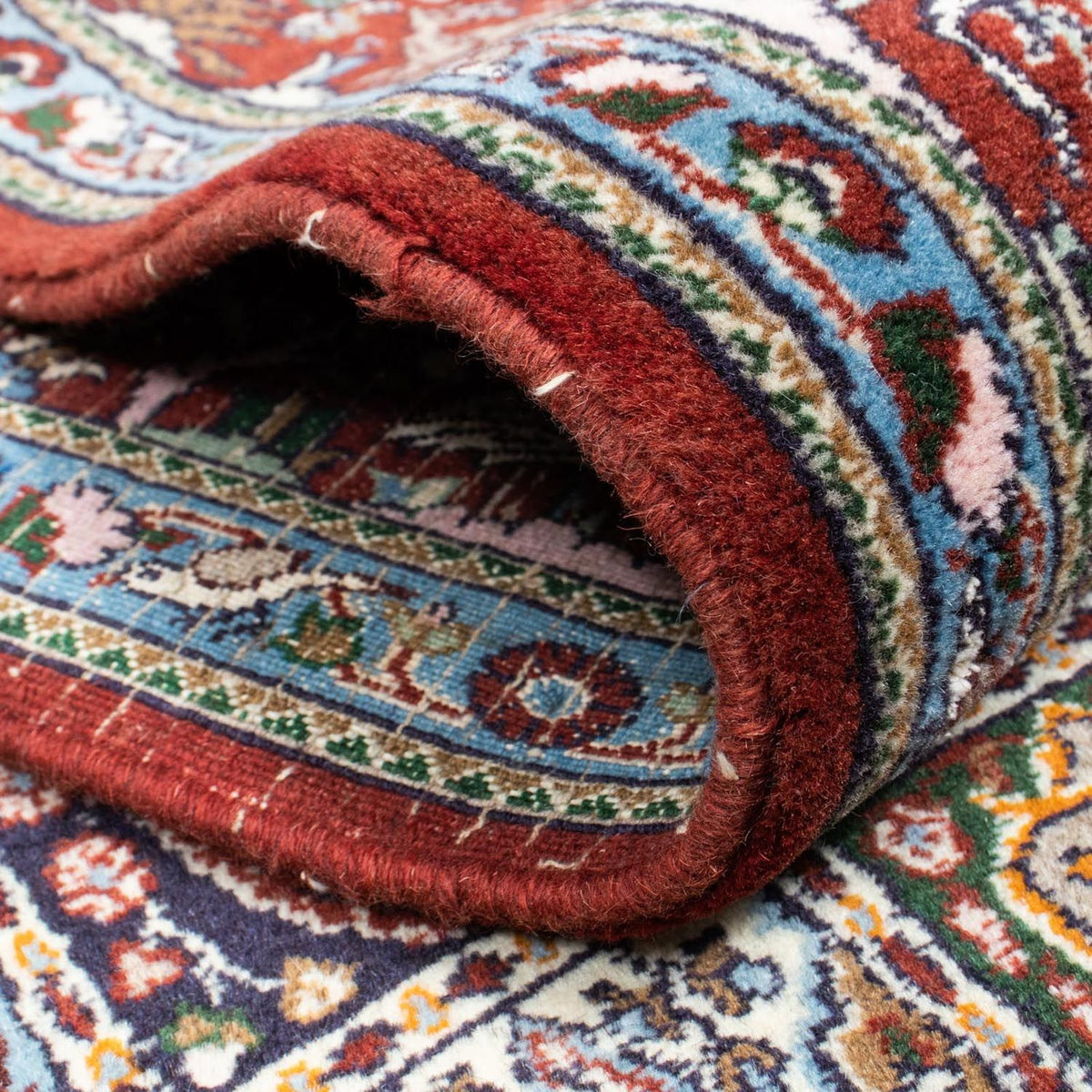 Tapis de couloir Tapis persan - Classique - 388 x 82 cm - rouge foncé