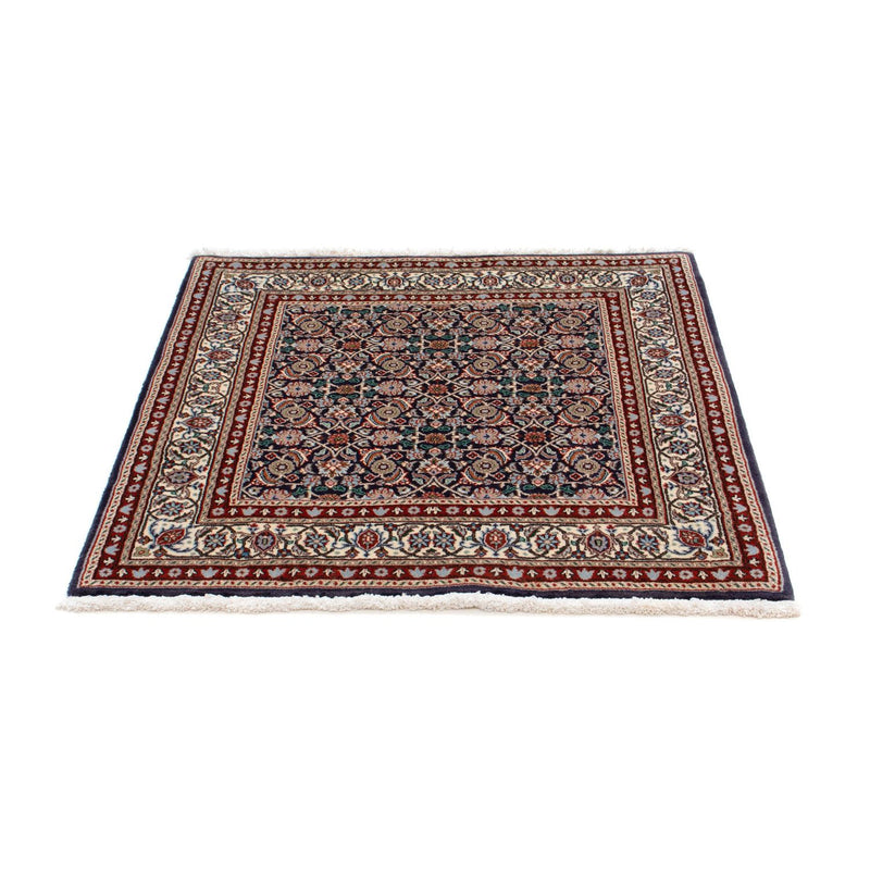 Tapis persan - Classique carré  - 100 x 100 cm - bleu foncé