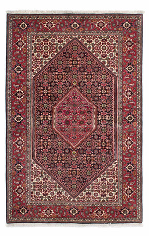 Tapis persan - Bidjar - 216 x 138 cm - rouge