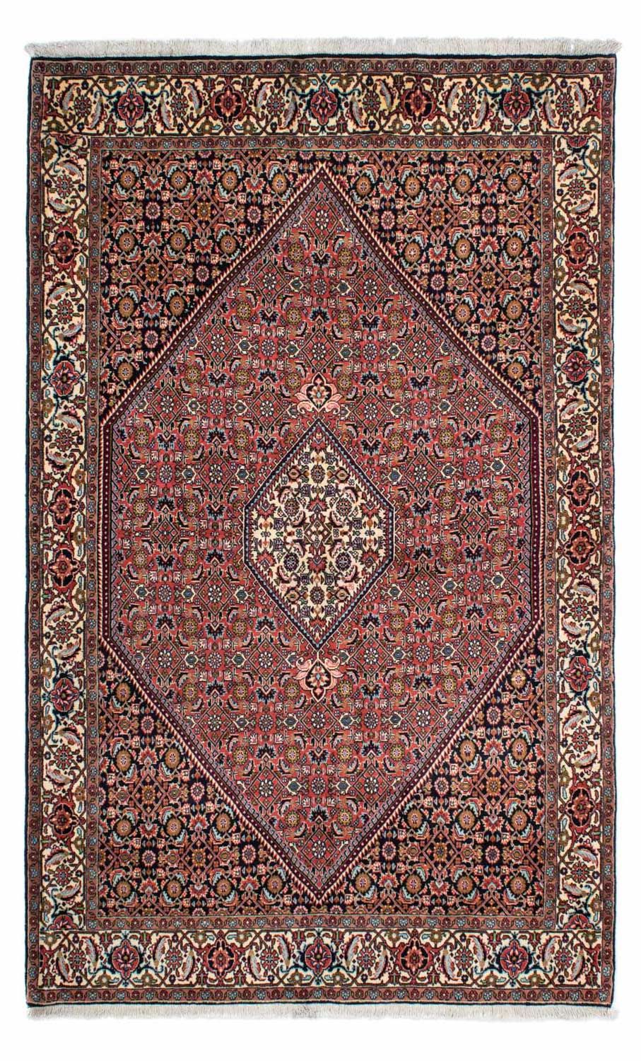 Tapis persan - Bidjar - 231 x 141 cm - rouge