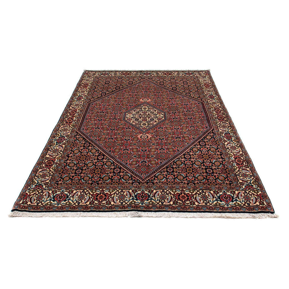 Tapis persan - Bidjar - 231 x 141 cm - rouge