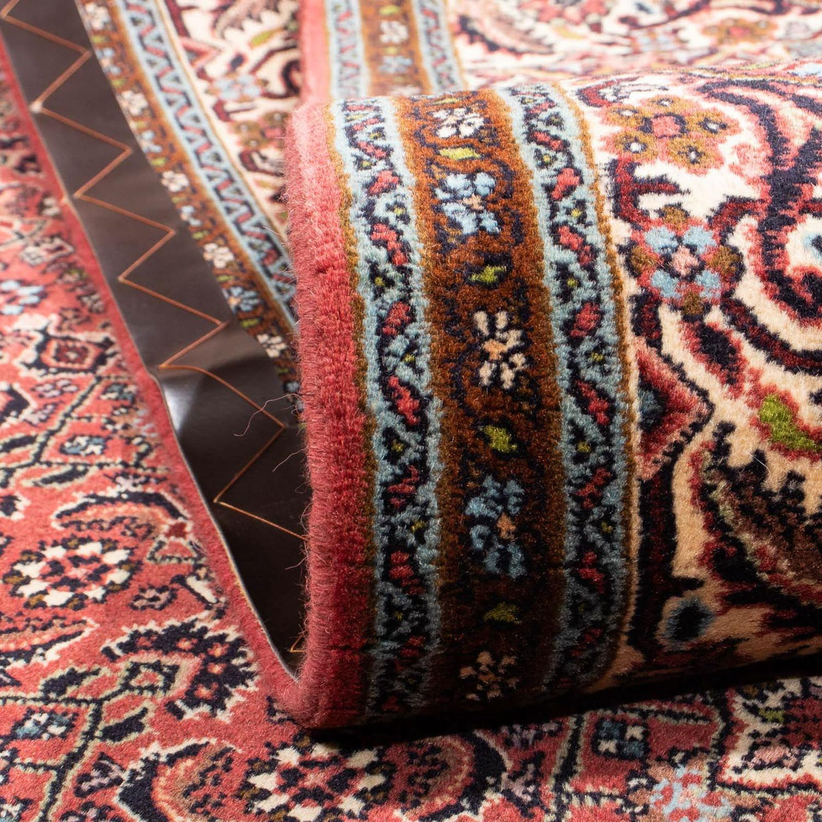 Tapis persan - Bidjar - 298 x 206 cm - marron