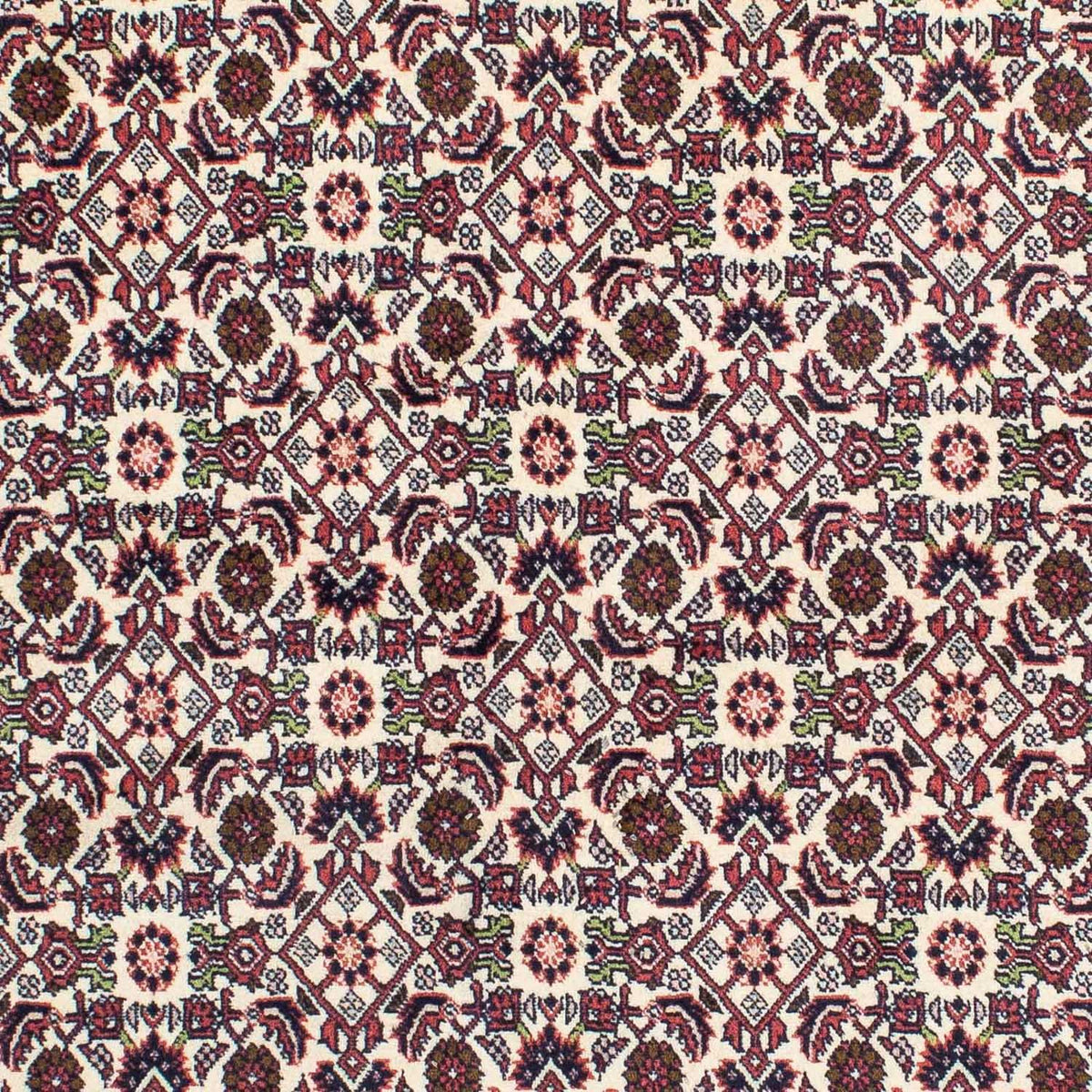 Tapis persan - Bidjar - 207 x 128 cm - bleu foncé