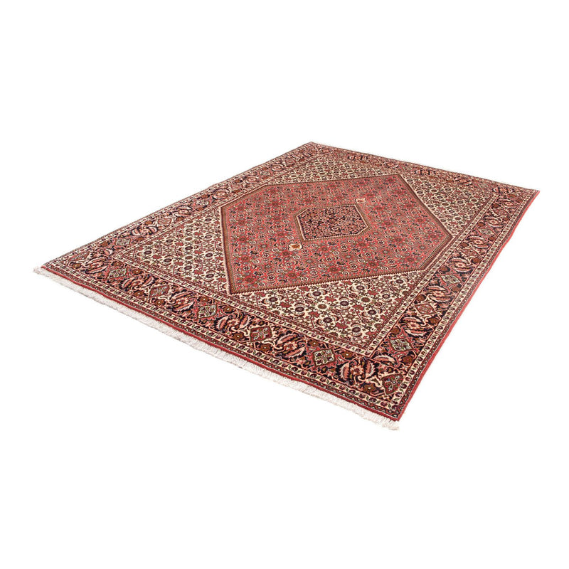 Tapis persan - Bidjar - 237 x 176 cm - rouge clair
