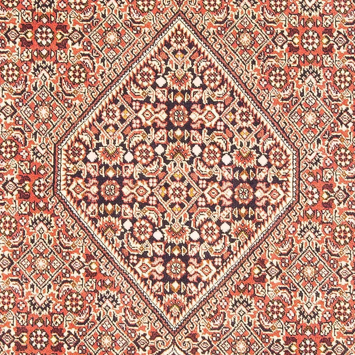 Tapis persan - Bidjar - 176 x 110 cm - rouge clair