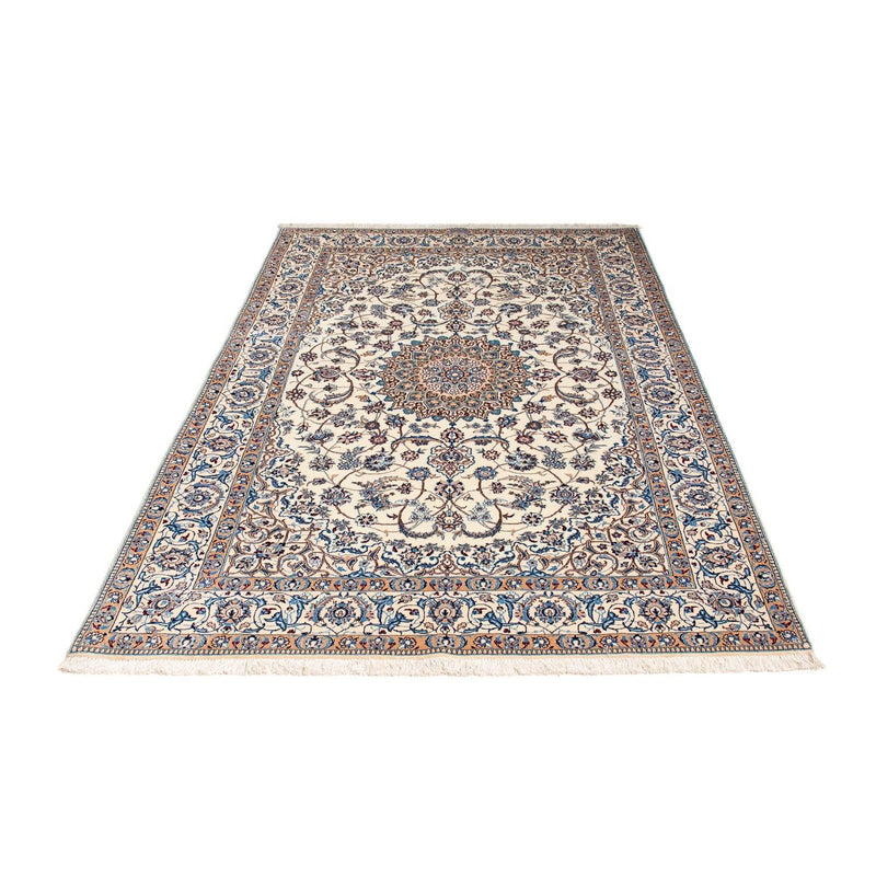 Tapis persan - Nain - Premium - 194 x 128 cm - beige