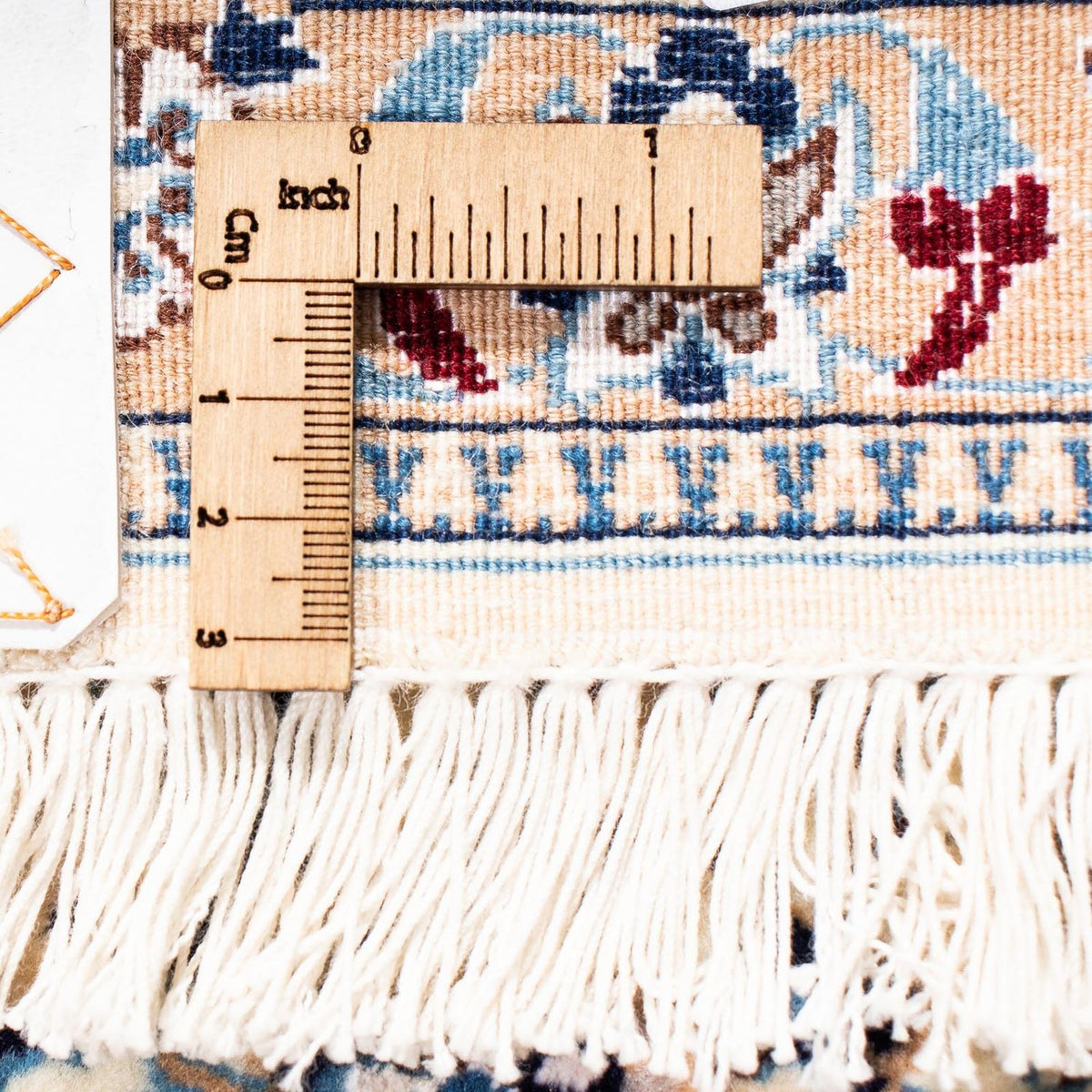 Tapis persan - Nain - Premium - 194 x 128 cm - beige
