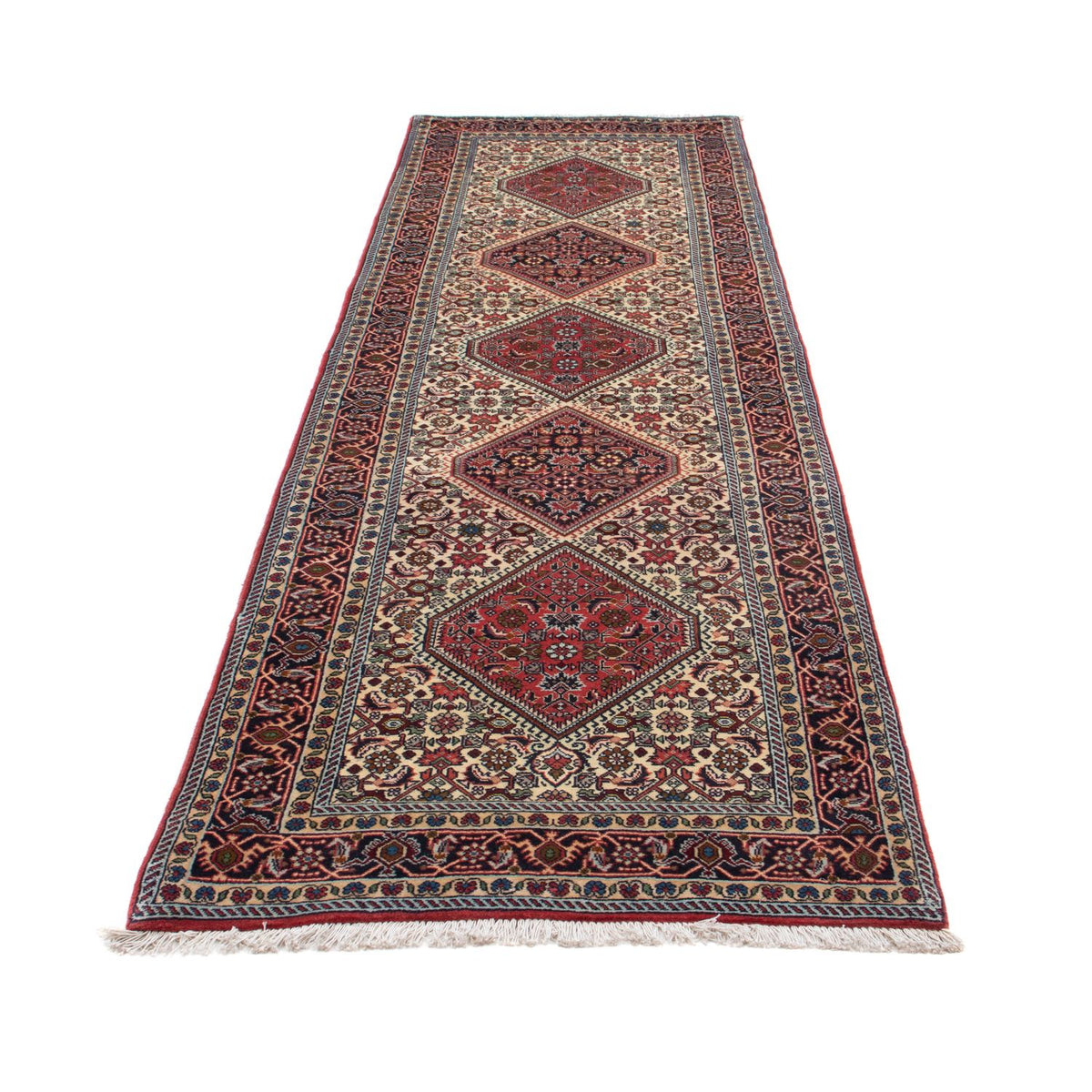 Tapis de couloir Tapis persan - Bidjar - 300 x 83 cm - multicolore