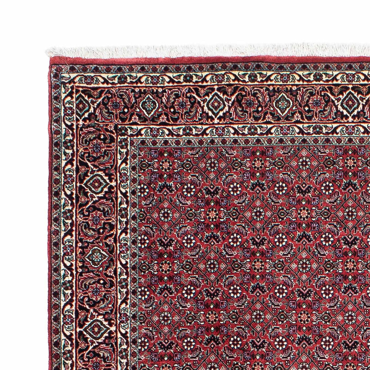 Tapis persan - Bidjar - 200 x 133 cm - rouge clair