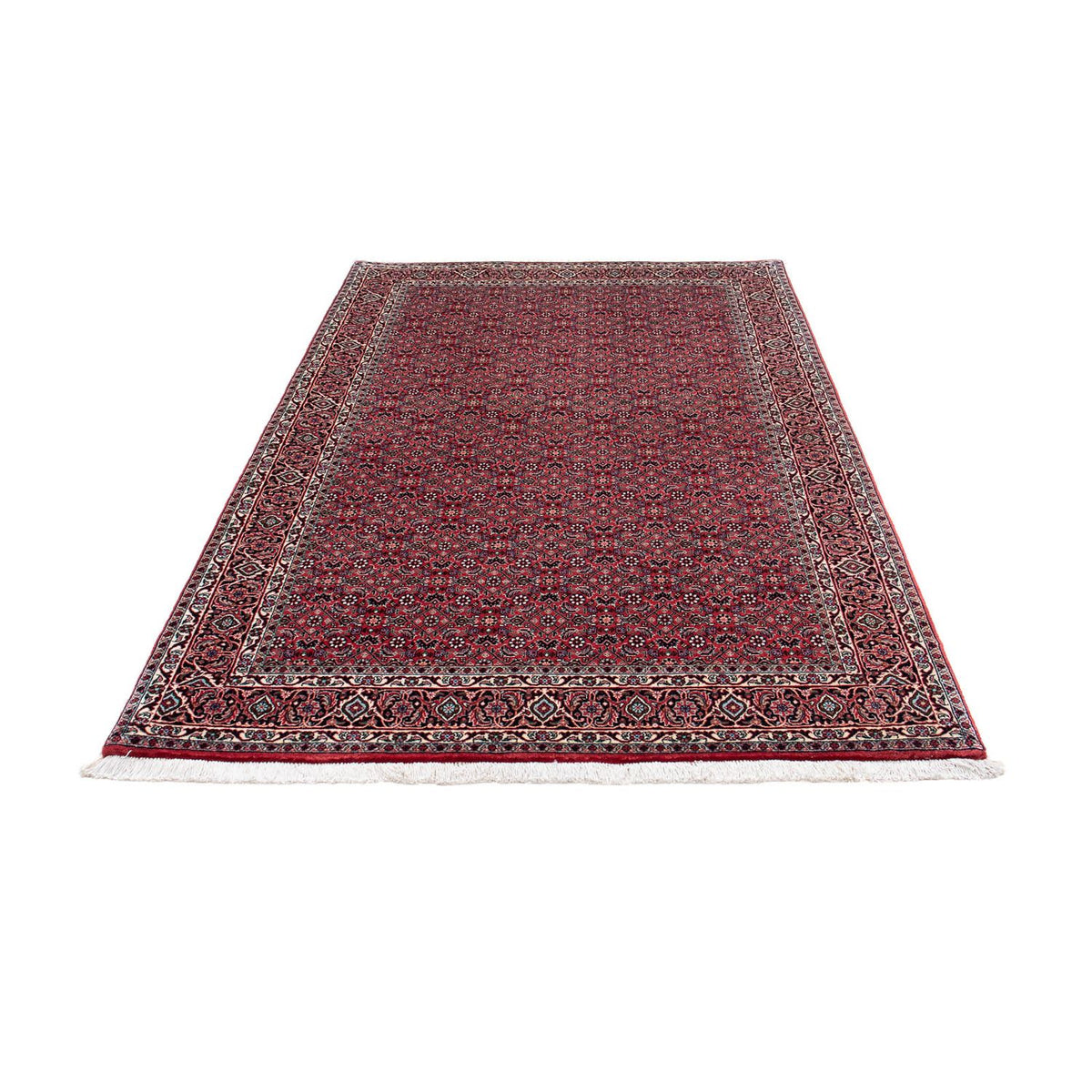 Tapis persan - Bidjar - 200 x 133 cm - rouge clair