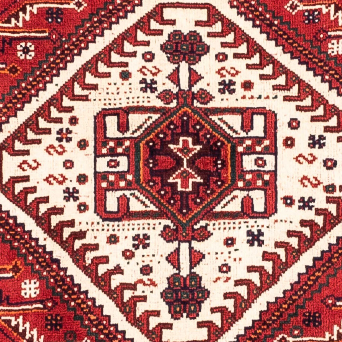 Tapis persan - Nomadic - 277 x 178 cm - rouge foncé