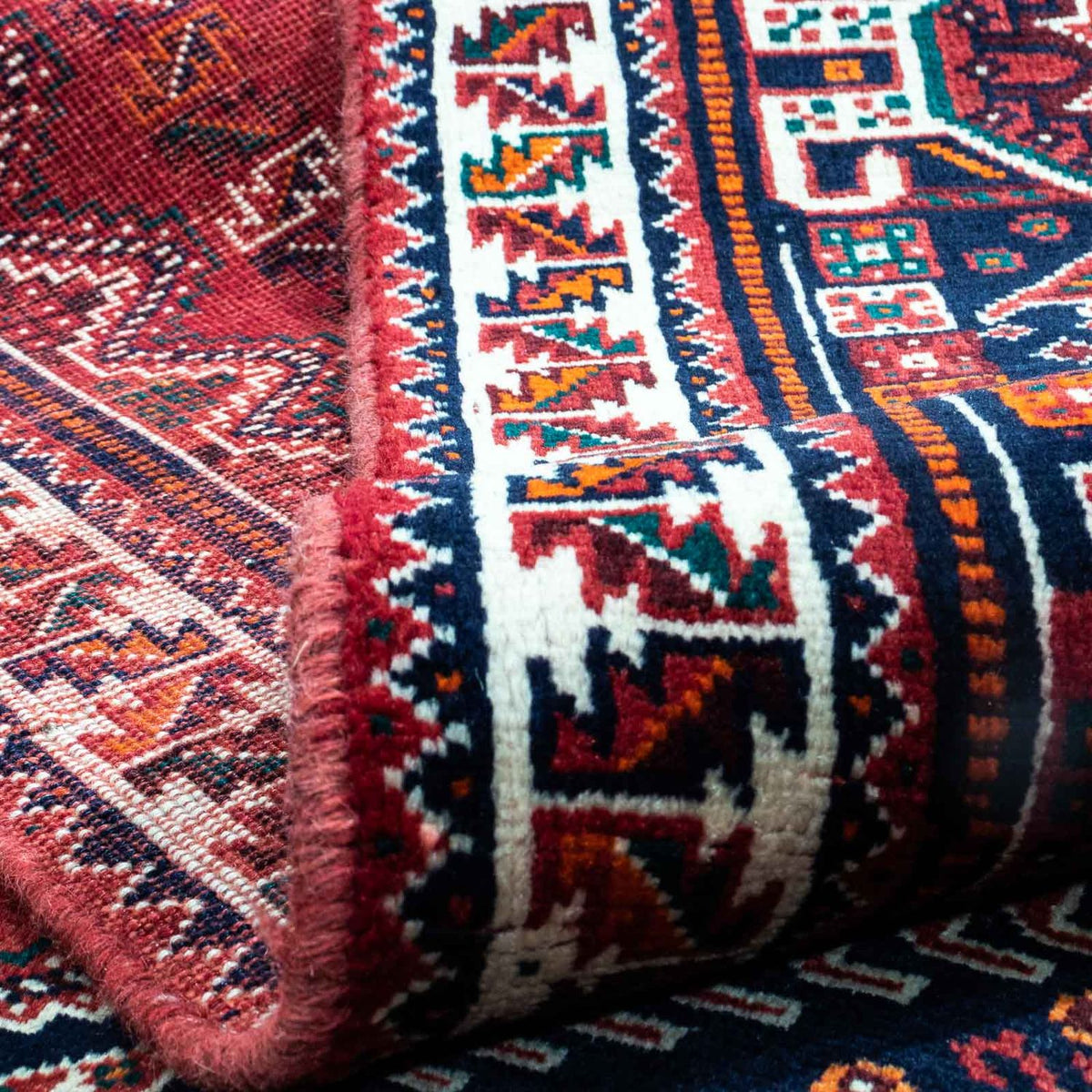 Tapis persan - Nomadic - 277 x 178 cm - rouge foncé