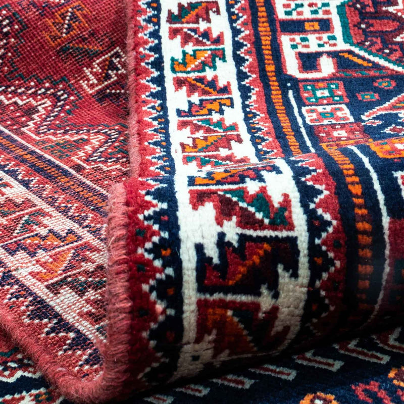 Tapis persan - Nomadic - 277 x 178 cm - rouge foncé