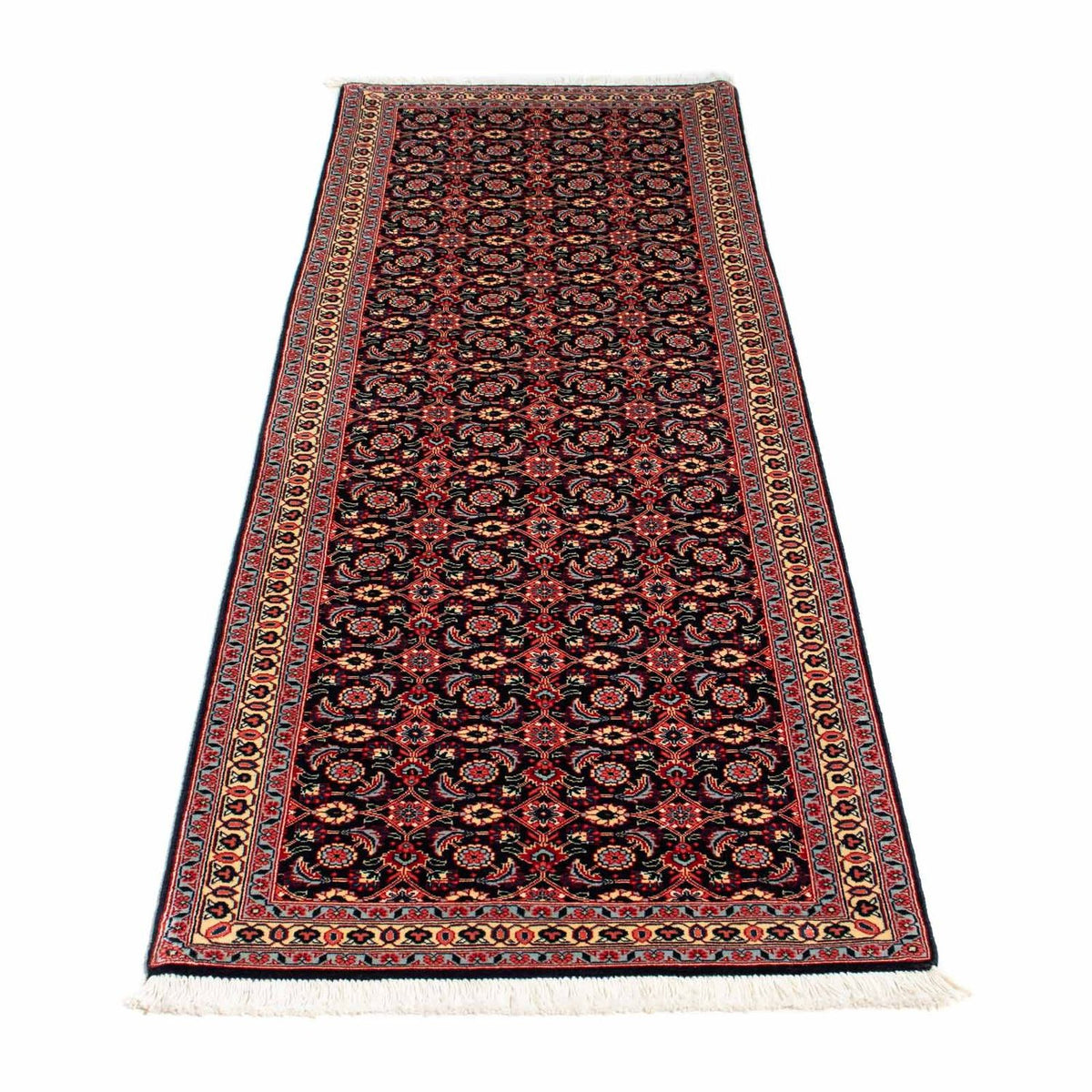 Tapis de couloir Tapis persan - Tabriz - 195 x 64 cm - multicolore