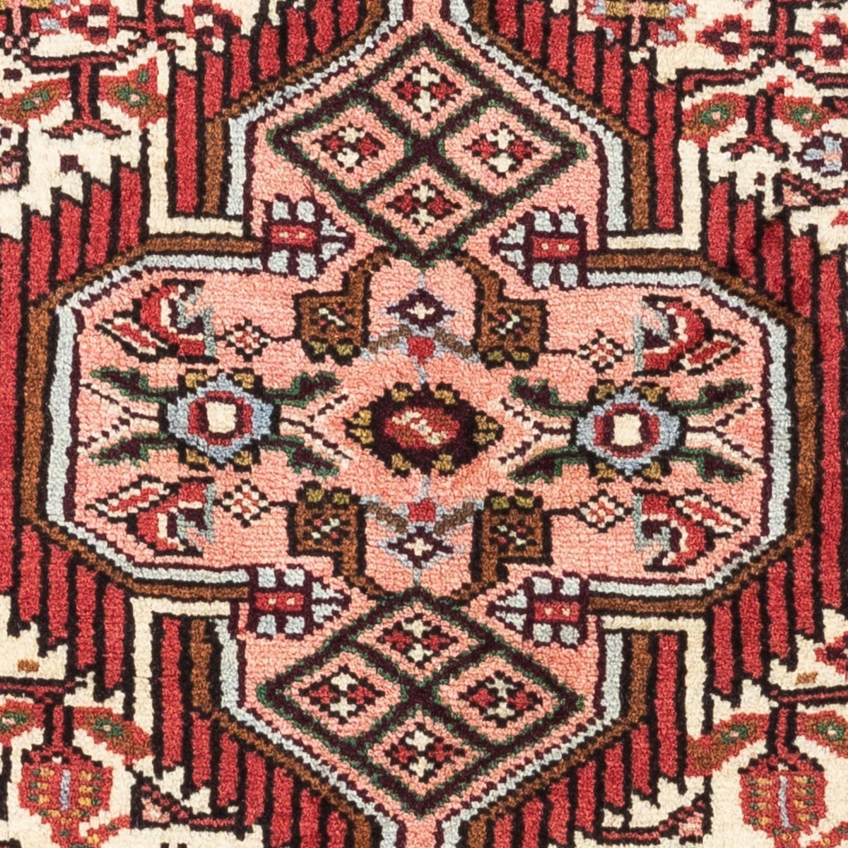 Tapis persan - Nomadic - 122 x 82 cm - rouge