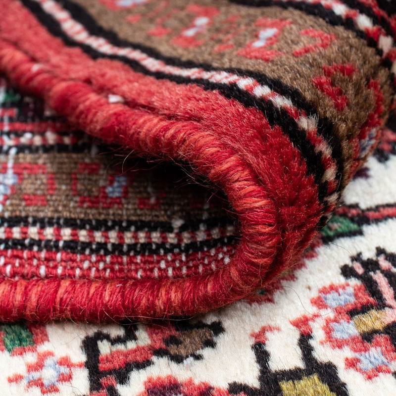 Tapis persan - Nomadic - 122 x 82 cm - rouge