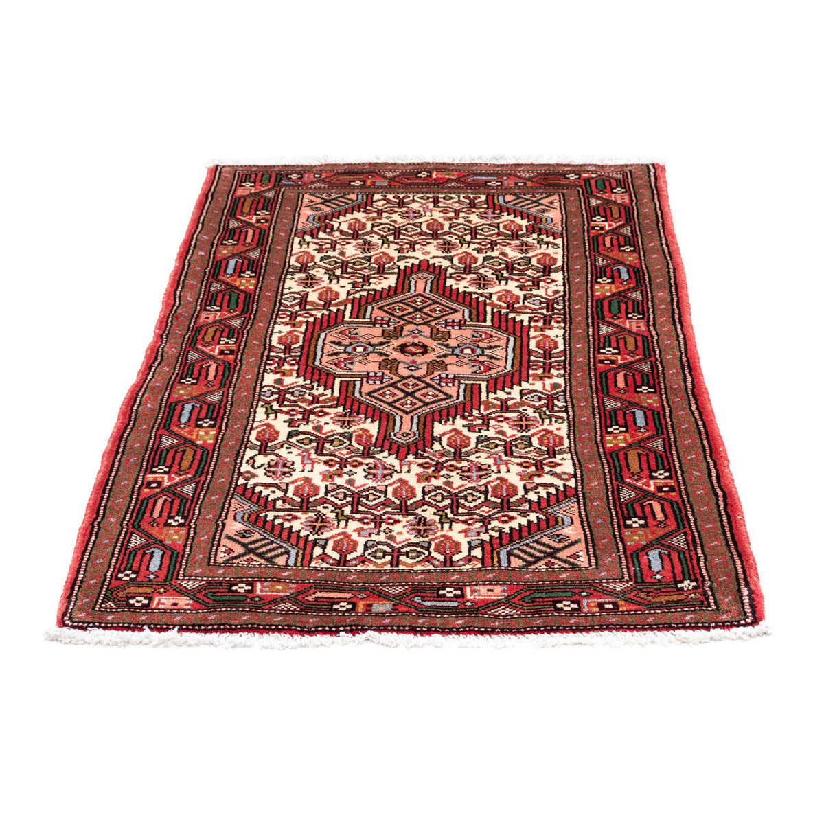 Tapis persan - Nomadic - 122 x 82 cm - rouge