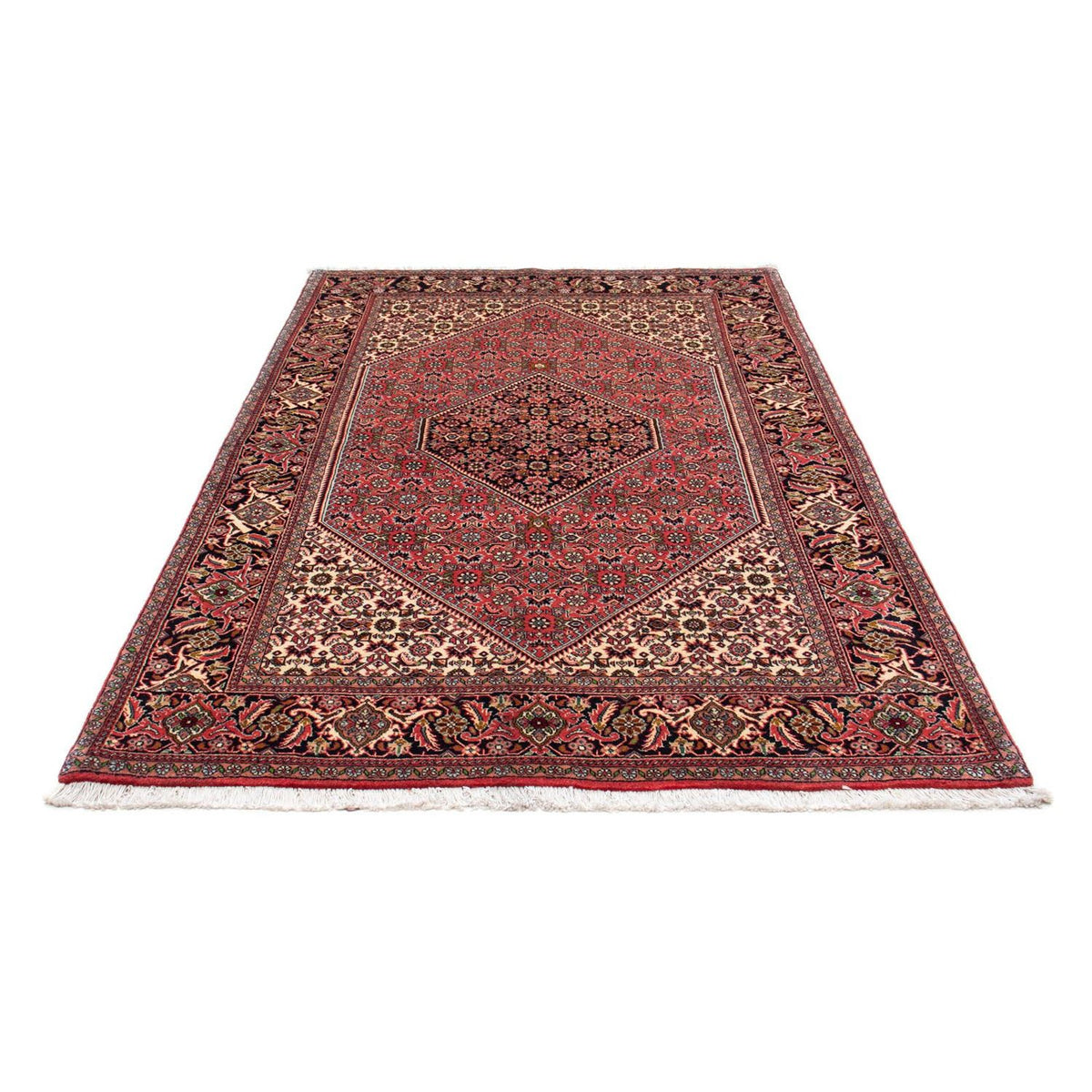 Tapis persan - Bidjar - 222 x 142 cm - rouge