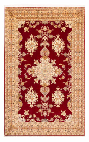 Tapis persan - Tabriz - Royal - 312 x 200 cm - rouge foncé