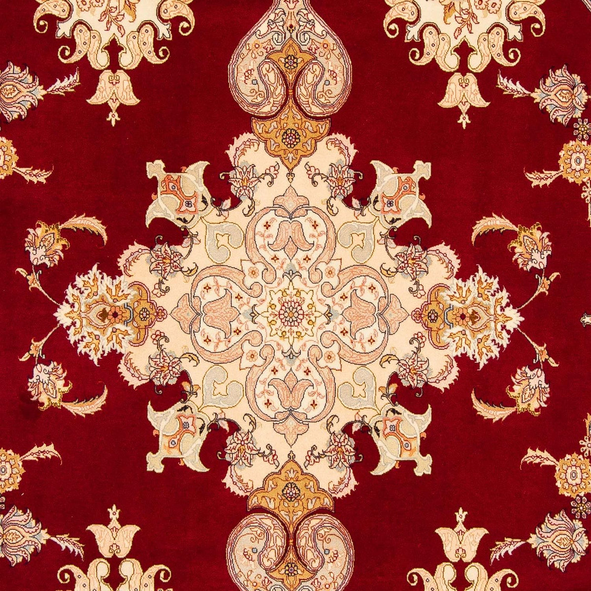 Tapis persan - Tabriz - Royal - 312 x 200 cm - rouge foncé